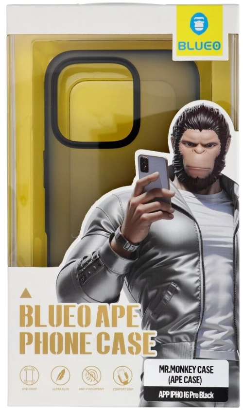 BLUEO APE Phone Case - Apple iPhone 16 Pro black