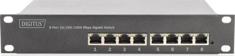 Digitus DN-95331 Managed L2 PoE+ Switch με 8 Θύρες Gigabit (1Gbps) Ethernet