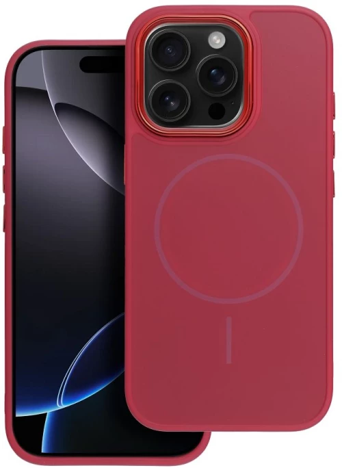 FRAME MAG COVER Case compatible with MagSafe for IPHONE 16e (SE 4 2025) magenta