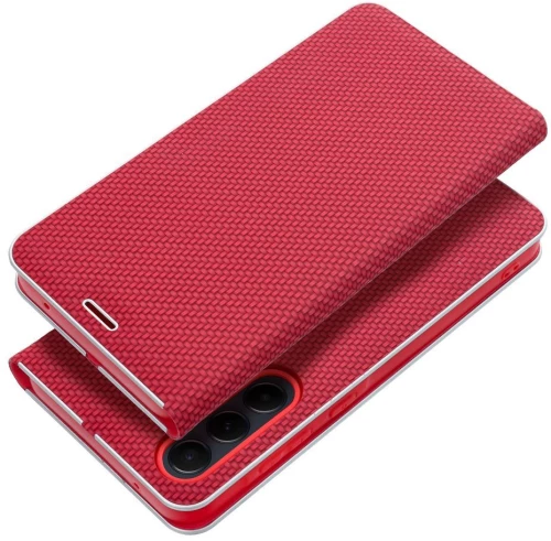 LUNA Book Carbon for SAMSUNG S25 Plus red