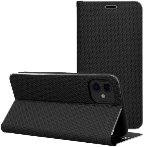 LUNA Book Carbon for IPHONE 16e (SE 4 2025) black