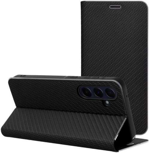 LUNA Book Carbon for XIAOMI Redmi Note 14 4G (GLOBAL - 163,25mm x 76,55mm x 8,16mm) black