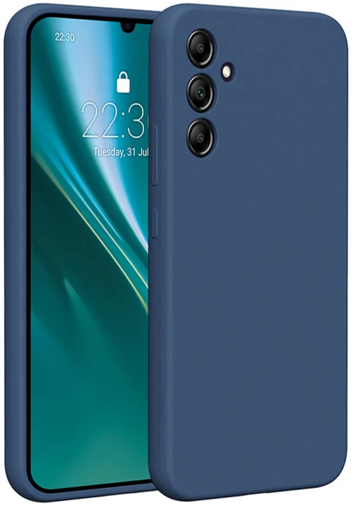 Etteri Silicone case for Samsung Galaxy A34 5G dark blue