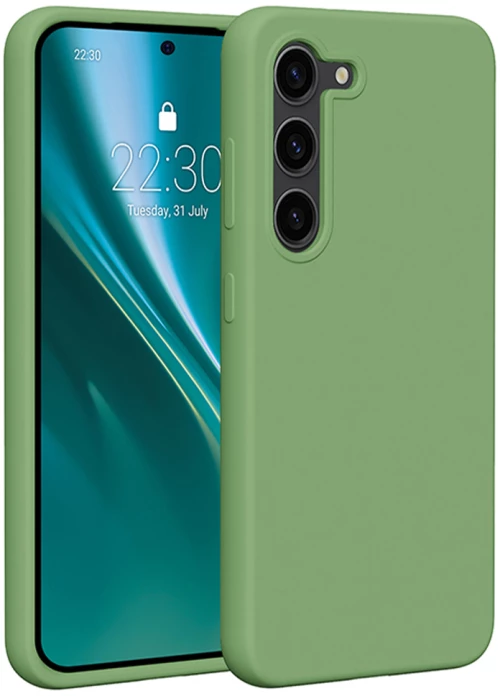 Etteri Silicone case for Samsung Galaxy S23 light green