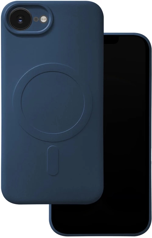 Simple Color Mag case for iPhone 16e navy blue
