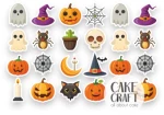 Βρώσιμα σχέδια Halloween v5 - 24τμχ