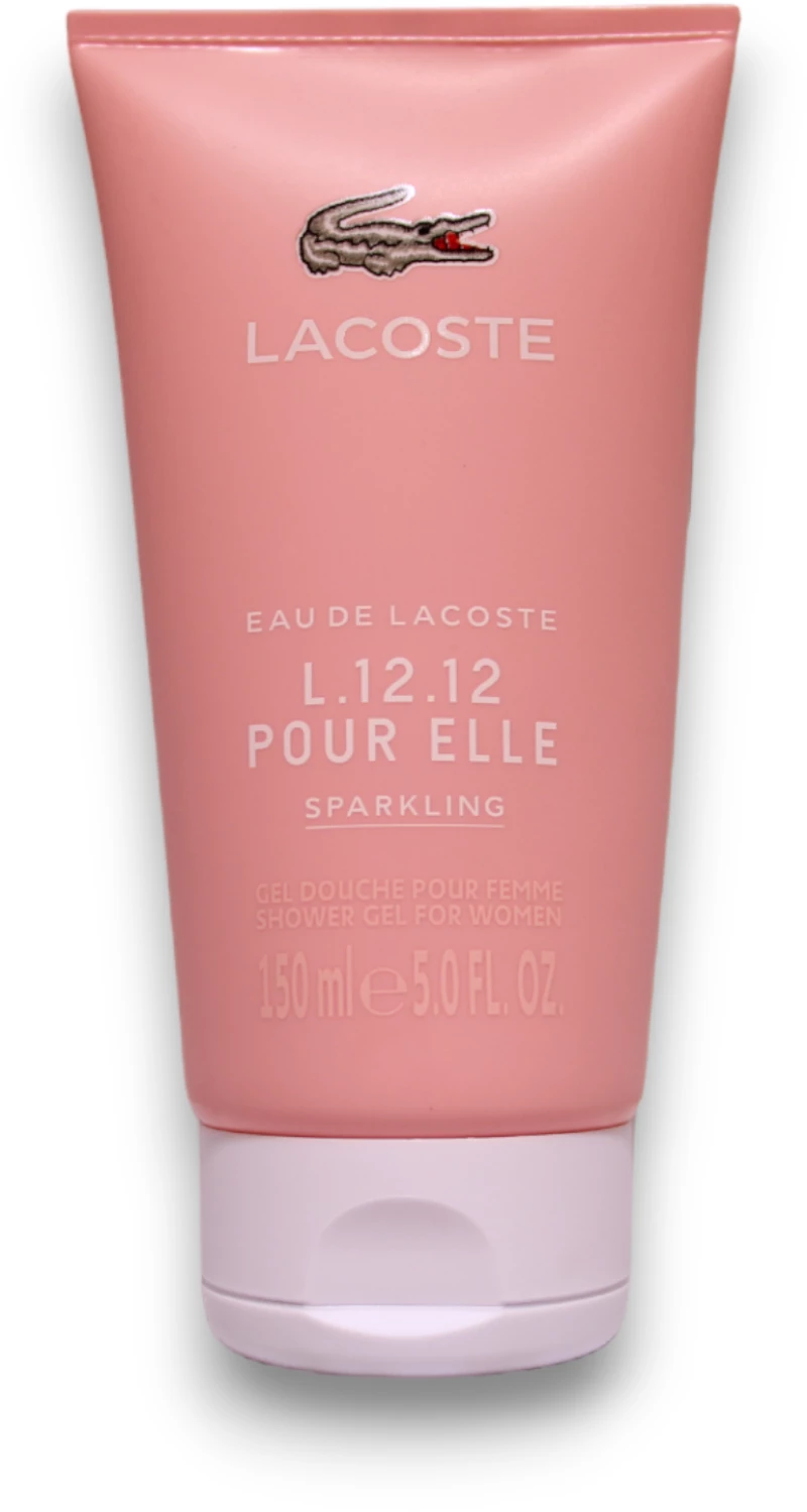 Lacoste, Eau de Lacoste L.12.12 Sparkling, Cleansing, Shower Gel, For All Skin Types, 150 ml