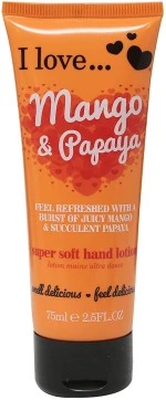 I Love, Originals, Hydrating, Hand Lotion, Mango & Papaya, 75 ml
