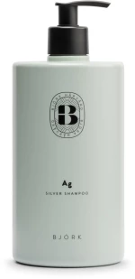 Bjork, Ag Silver, Hair Shampoo, For Neutralisation Of Yellow Tones, 750 ml