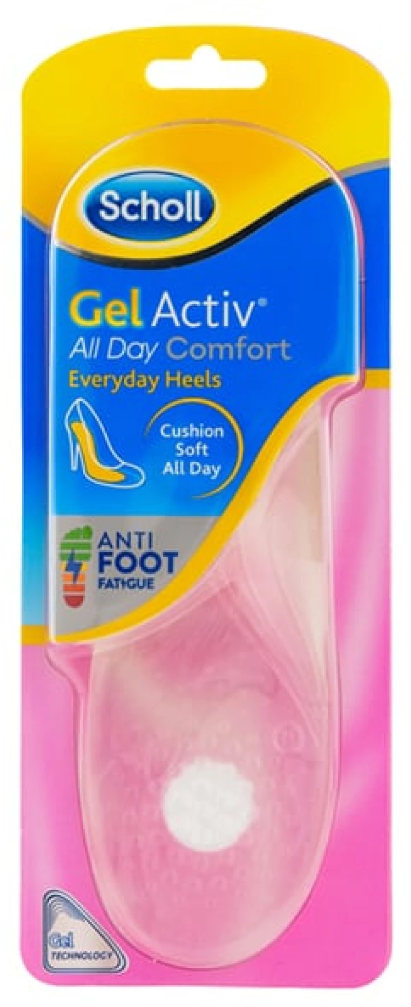 Scholl Gel Activ Everyday Heels Πάτοι για Τακούνια