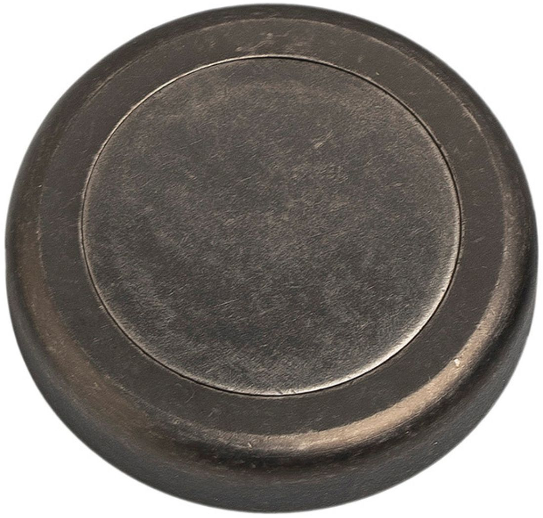 Roline Κ301 Επιστόμιο Τυφλό από Ορείχαλκο Old Silver Φ50mm
