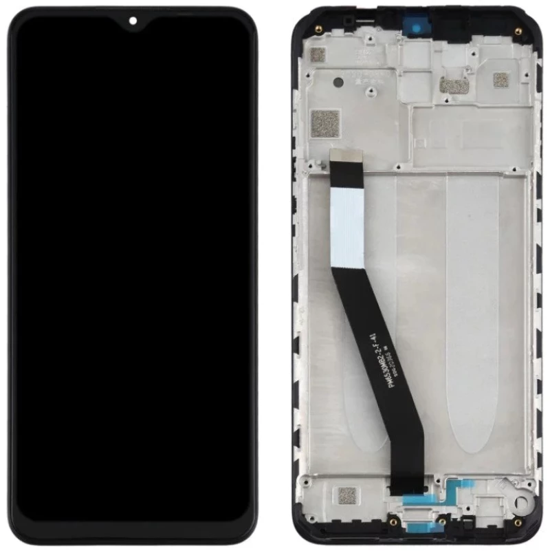 Οθόνη LCD με Μηχανισμό Αφής και Πλαίσιο για Xiaomi Redmi 9 - Μαύρo