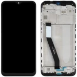 Οθόνη LCD με Μηχανισμό Αφής και Πλαίσιο για Xiaomi Redmi 9 - Μαύρo
