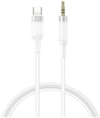 XO NB-R279B Type-c σε 3.5 Καλώδιο Ήχου Λευκό