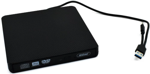 Εξωτερική Συσκευή CD/DVD-RW USB3.0+Type-C Andowl Q-GF300 – Μαύρο
