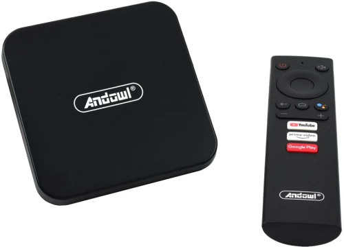 TV Box Android TV 4K HDR 2+16G Chrome Cast Andowl KM9PRO – Μαύρο