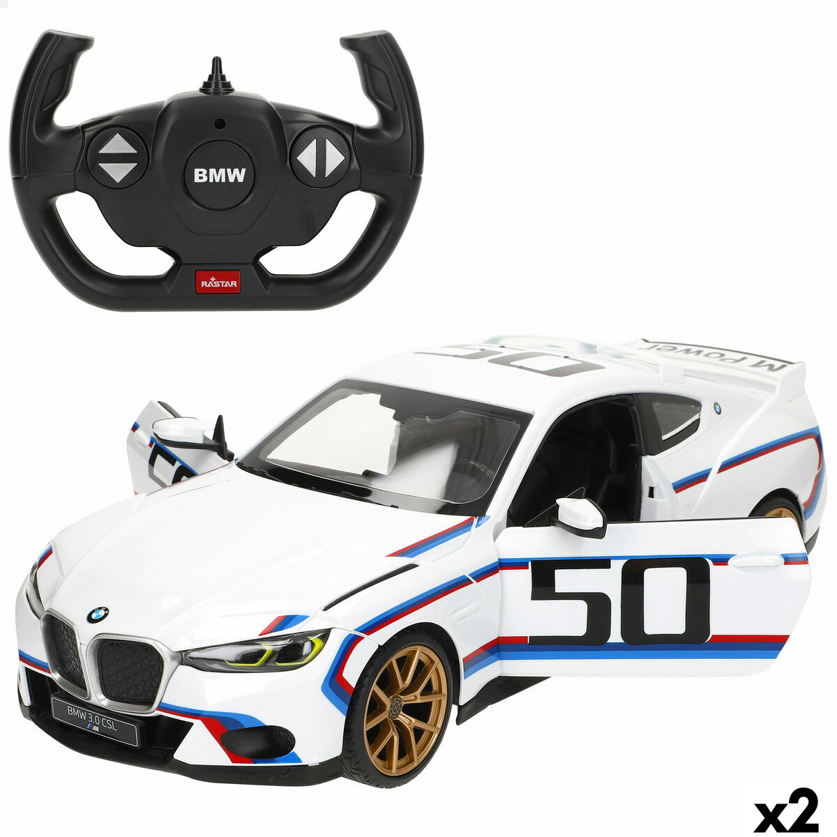 Αυτοκίνητο Radio Control BMW Μπλε Κόκκινο 1:14 34 x 10 x 13,5 cm (x2)