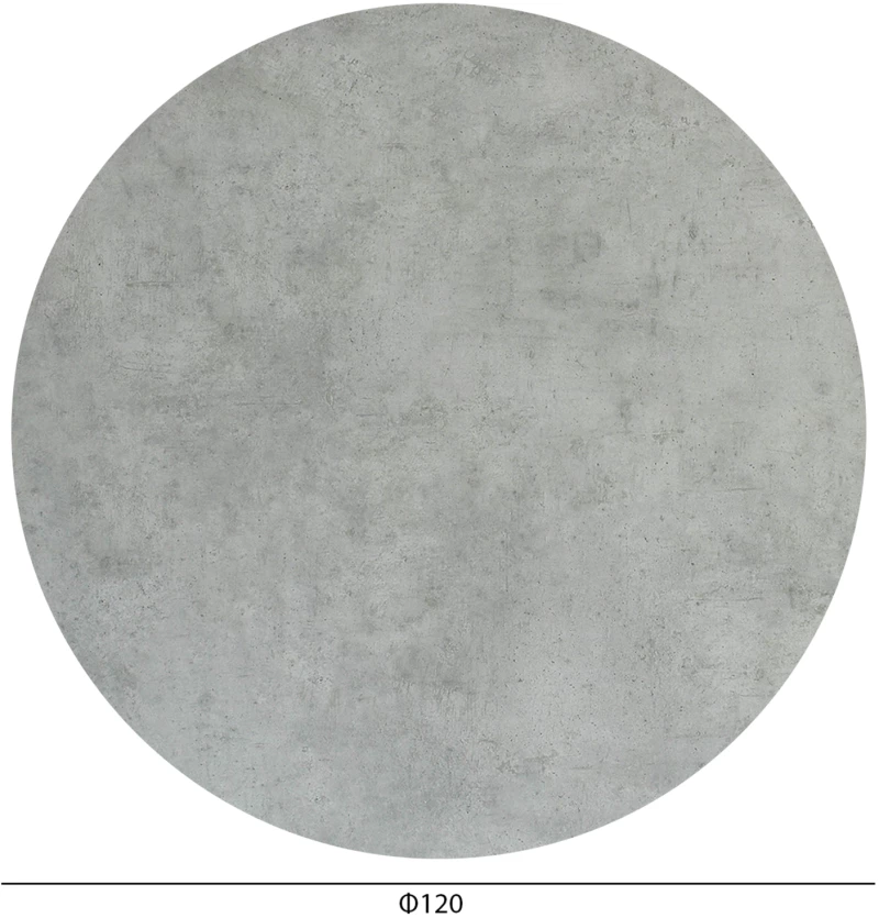 ΕΠΙΦΑΝΕΙΑ ΤΡΑΠΕΖΙΟΥ HPL ΣΤΡΟΓΓΥΛΗ HM6351.32 CEMENT Φ120εκ.