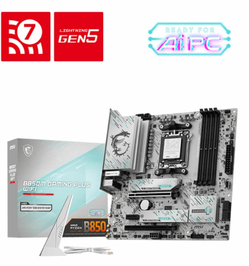 Μητρική Κάρτα MSI B850M GAMING PLUS WIFI6E Intel Wi-Fi 6 AMD AM5 AMD B850