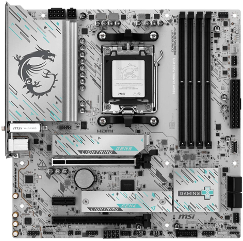 Μητρική Κάρτα MSI B850M GAMING PLUS WIFI6E Intel Wi-Fi 6 AMD AM5 AMD B850