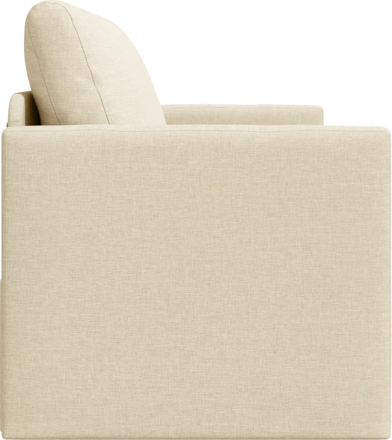 vidaXL Καναπές Κρεβάτι 2 σε 1 Κρεμ 124x71x78 cm Ύφασμα