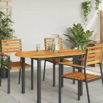 vidaXL Επιφάνεια Τραπέζι 120x70x2,2 cm Ωοειδής Μασίφ Ξύλο Acacia