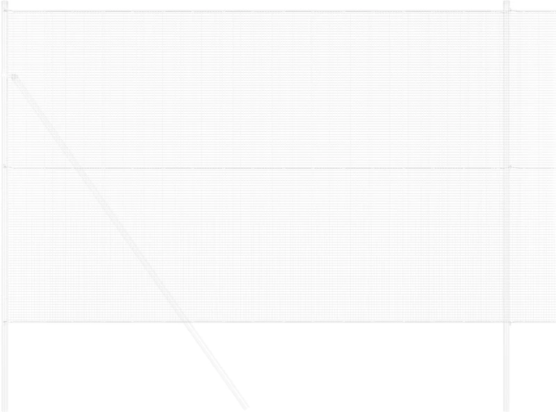 vidaXL Γαλβανισμένος Φράχτης με Σχοινί 1.5x50 μ Γαλβανισμένος Χάλυβας