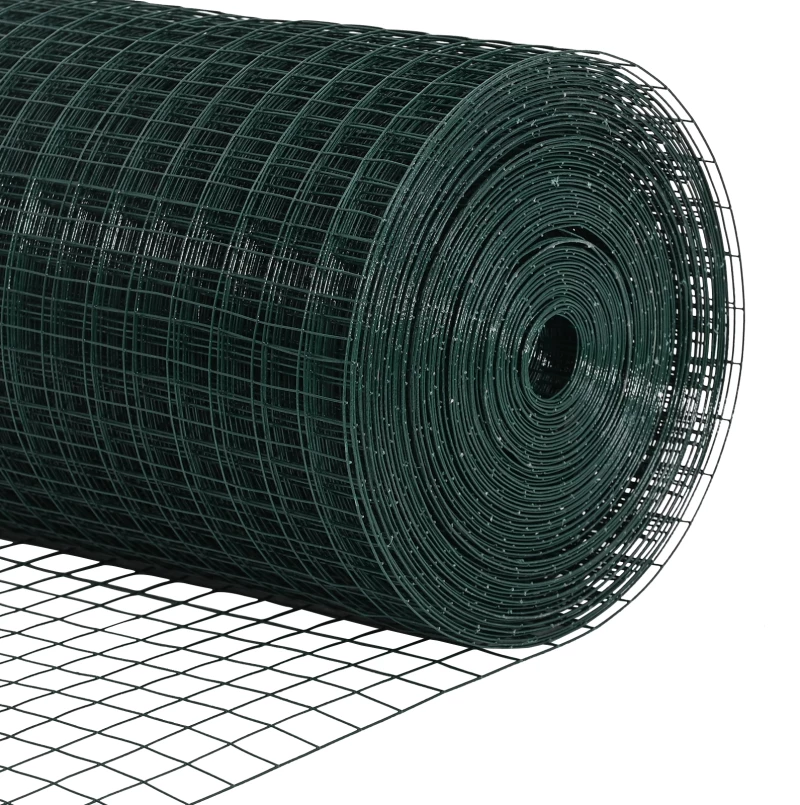 vidaXL Συσκευασμένη Βάνα Συστολής Πράσινη 0.4x25 μ Χάλυβας