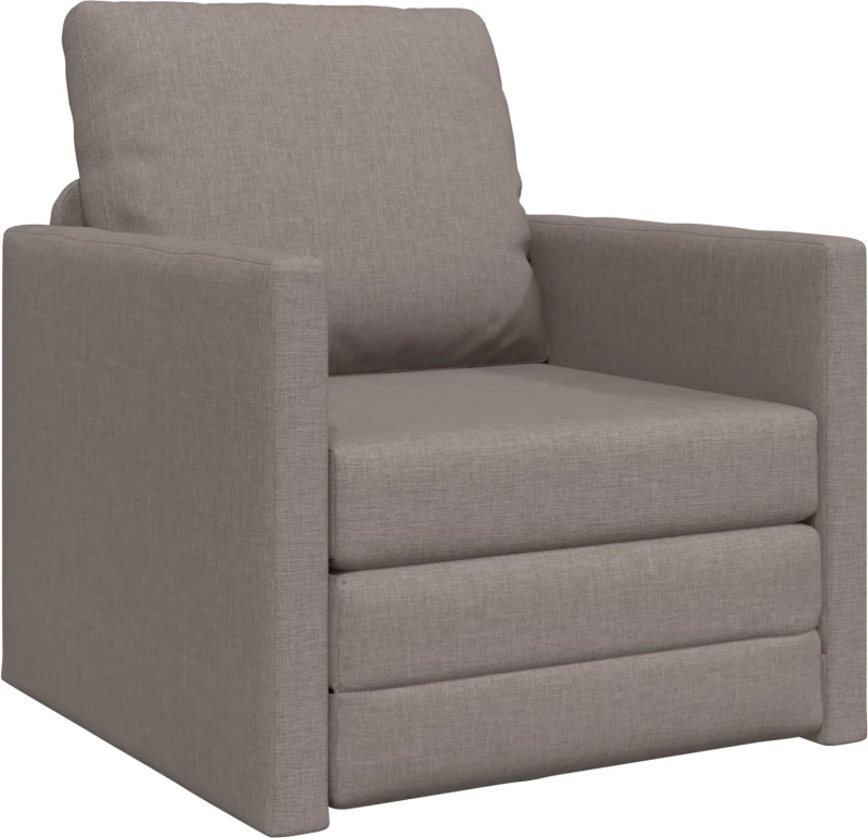 vidaXL Καθιστικό Κρεβάτι 2-σε-1 Ταπέ 74x77x81 εκ Ύφασμα