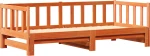 vidaXL Κρεβάτι ημέρας με Pull-out χωρίς στρώμα Καφέ 2x(90x190) εκ