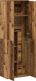 vidaXL Υψηλή Ντουλάπα Παλιό Ξύλο 60x35x180 cm Κατασκευασμένο Ξύλο