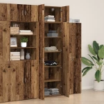 vidaXL Ντουλάπι Αποθήκευσης Παλαιού Ξύλου 70x42.5x225 cm Επεξεργασμένο Ξύλο