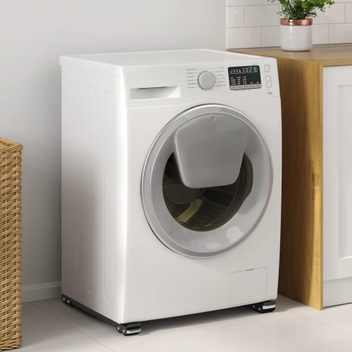 vidaXL Βάση Πλυντηρίου με Τροχούς 2 τεμ Μήκος 46-71 εκ. 300 κιλά