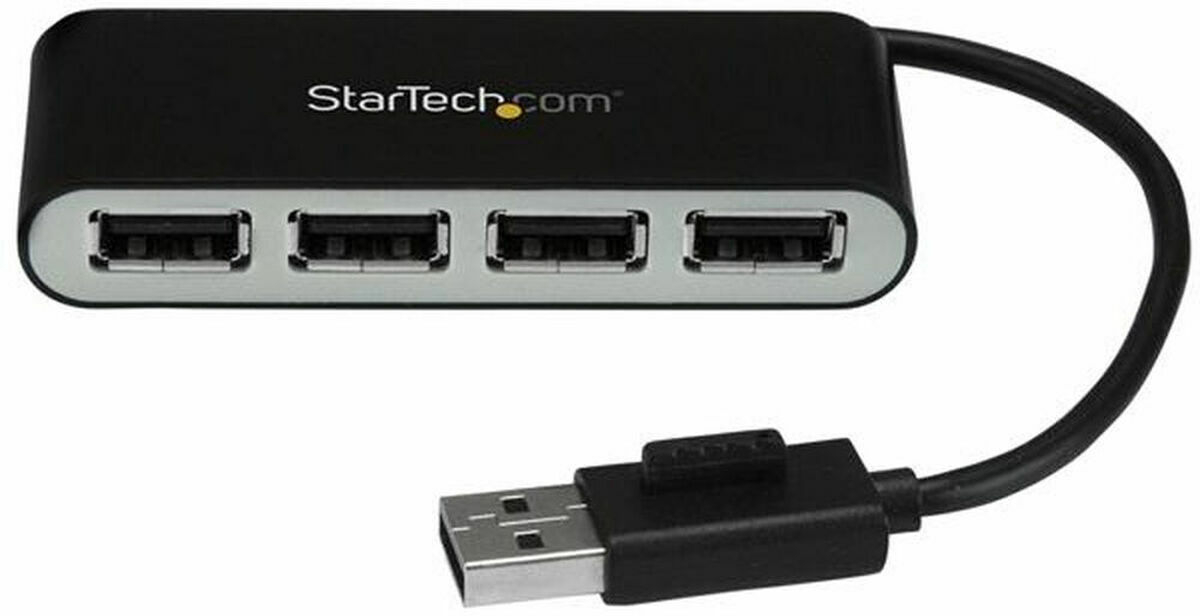 USB Hub Startech ST4200MINI2 Μαύρο Μαύρο/Γκρι