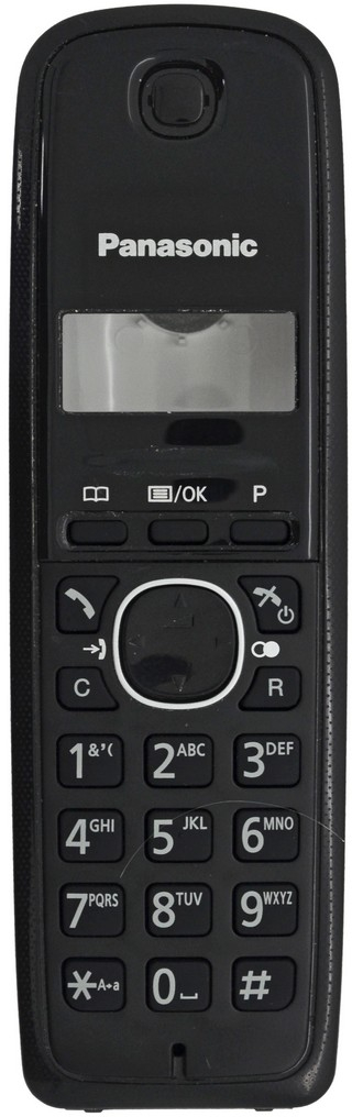 Housing Ακουστικού για Panasonic KX-TG1611 Μαύρο-Λευκό Bulk