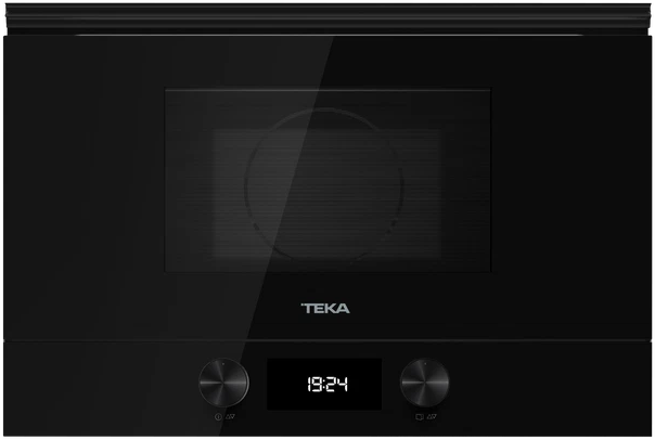 Teka ML 8220 BIS L FBK Εντοιχιζόμενος Φούρνος Μικροκυμάτων με κεραμική βάση και Grill Μαύρος