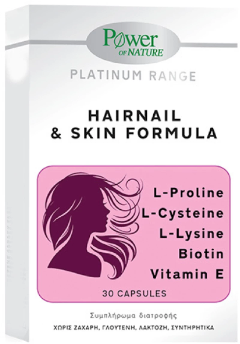 Power of Nature | Platinum Range Hairnail & Skin Formula | 30caps