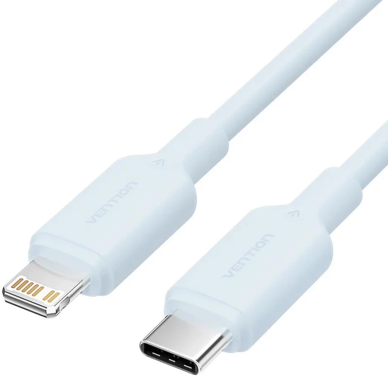 VENTION Type-C Male to Lightning Male 3A Cable 2M Blue PVC Type (LAKSH) (VENLAKSH)