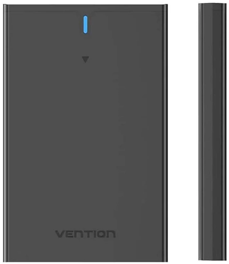 VENTION 2.5" Hard Drive Enclosure SATA III, (USB 3.1 Gen 2-C) Black (KPBB0) (VENKPBB0)