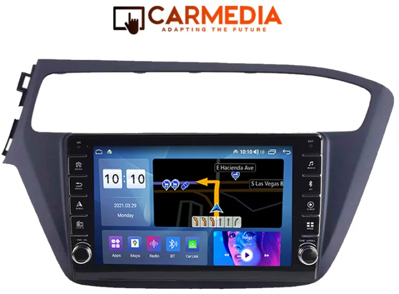 CARMEDIA CM2089B-13 KNOB TABLET 9'' OEM HYUNDAI i20 2019-2021
