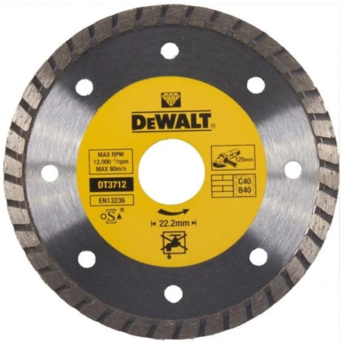 DT3712 Διαμαντόδισκος 125x22.2mm DEWALT