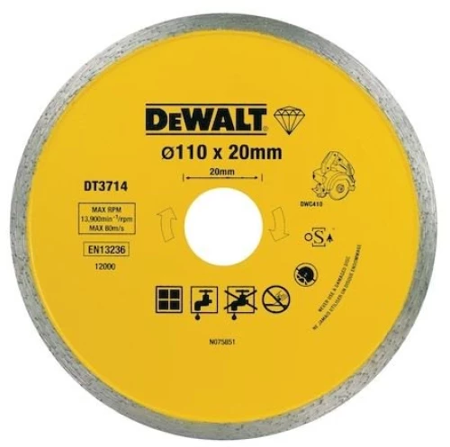 Dewalt DT3714 Διαμαντοδίσκος 110mm 1.6mm
