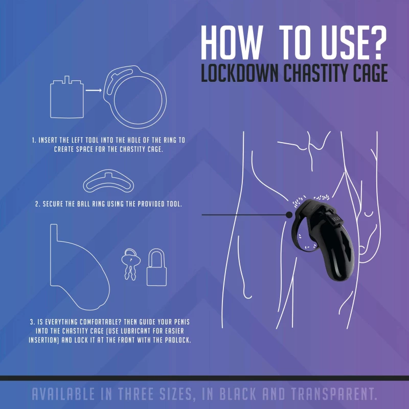 Chastity Cage Large | Lockdown