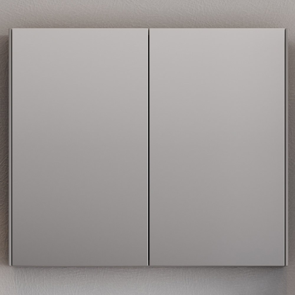 Καθρέφτης Malaga 3MMAL080GRM 80cm Grey Mdf,Γυαλί