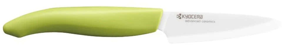 Μαχαίρι Ξεφλουδίσματος FK-075WH-GR 7,5cm White-Green Kyocera Κεραμικό