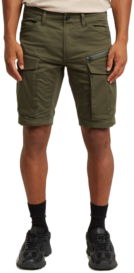 G-STAR RAW ROVIC ZIP REGULAR FIT CARGO BERMUDA MEN G-STAR RAW ΧΑΚΙ (D26214-5126-1260)