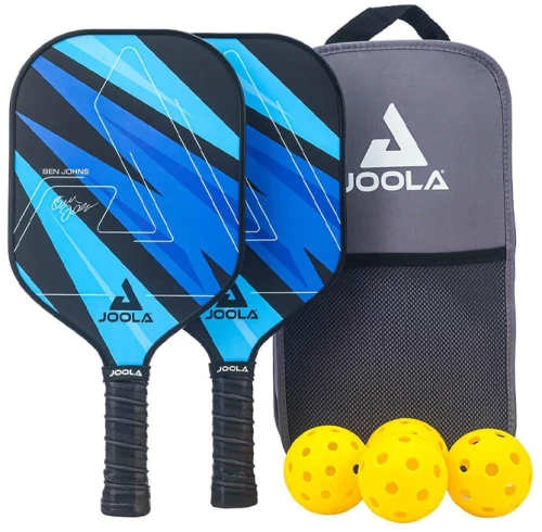 Σετ Ρακέτες Pickleball Joola Με Μπαλάκια και Θήκη Blue Lighting 18537