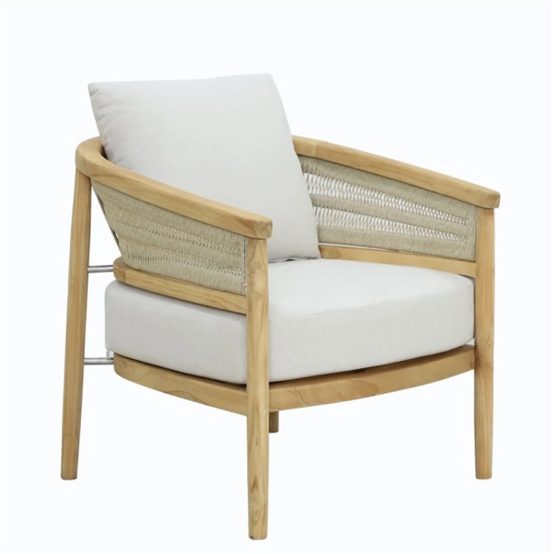 Campana Πολυθρόνα ξύλινη acacia wood  80x79x72cm  14980-1