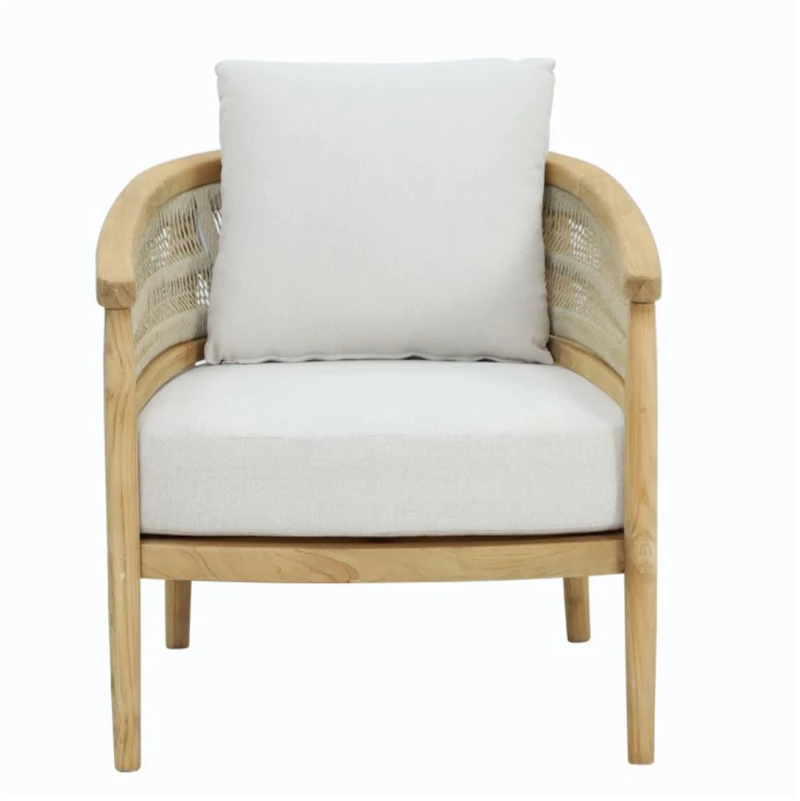 Campana Πολυθρόνα ξύλινη acacia wood  80x79x72cm  14980-1