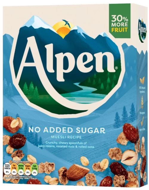 Δημητριακά Μούσλι Alpen No Added Sugar Muesli with Raisins and Nuts